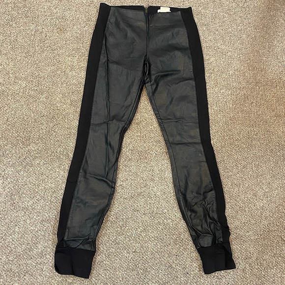J.Crew Leather The GiGi Pants - Picture 1 of 8